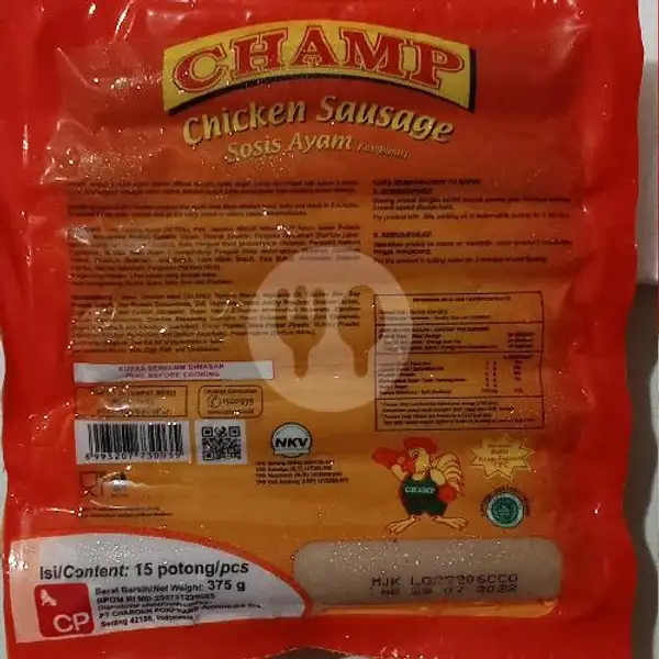Sosis Champ Sausage | BERKAH FROZEN FOOD