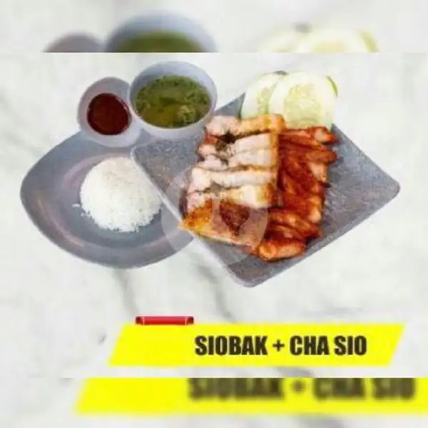 COMBO Sio Bak Dan Cha Sio + Nasi | Bebek Hongkong Wonderful, A2 Foodcourt