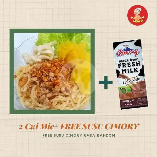2 Cwie Mie + FREE 1 PC Susu Cimory | Ronde T108, Blimbing