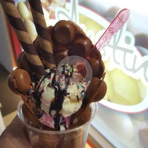 Waffle Ice Cream | Liang Teh Suges, Grand Batam Mall