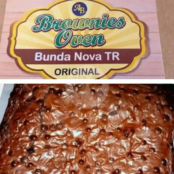BROWNIES OVEN (toping choco chip) | Brownies Bunda Nova TR, Tidar