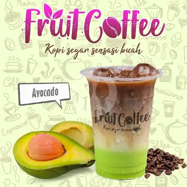 Minuman Es Kopi Yang Bercampur Perisa Buah Alpukat Yang Bikin Nagih | Fruit Coffee, Moh. O. Sudiaman