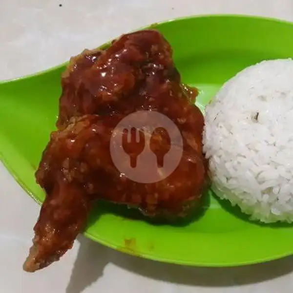Nasi Chicken Hot Lava | Warteg Kuning, Jagakarsa