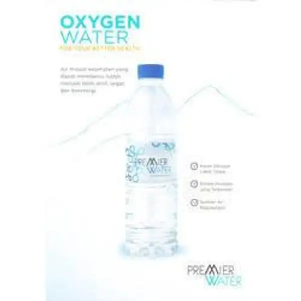 Premier Oxygen Water 600ml | Mendadak Burger, Pamulang