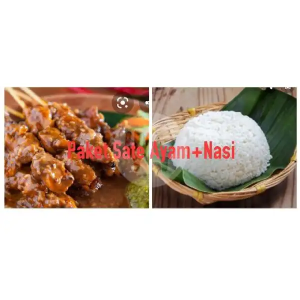 Paket Sate Ayam+Nasi Putih | Tongseng Solo Pak Min