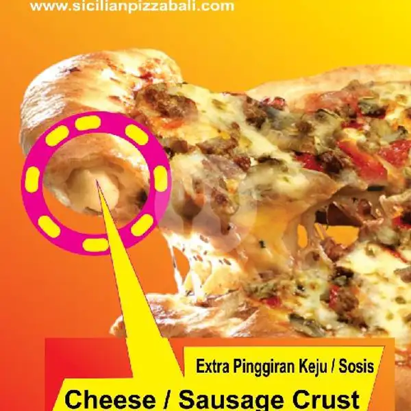 Cheese Crust (L) | Sicilian Pizza, Tiara Dewata Supermarket