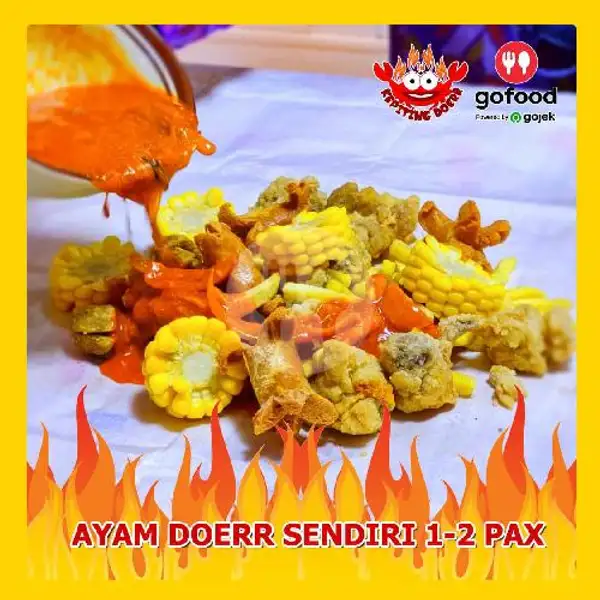 AYAM DOERR SENDIRI 1-2 PAX | Kepiting Doerr Palembang, Dempo Dalam