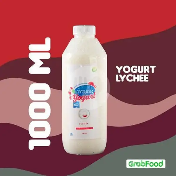 Lychee Homemade Yogurt Drink 1000ml | Bebek Dower, Point Kelapa Gading