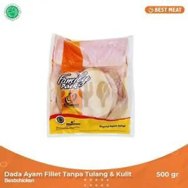 Dada Ayam Fillet Tanpa Tulang Tanpa Kulit 500gr | Best Meat, Wates