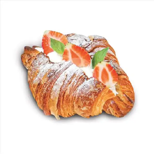 Strawberry Croissant Sandwich | Toko Seniman Coffee, Komplek Pertokoan Sudirman Agung