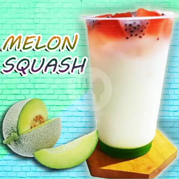Melon Squash | Es kopi & Cheese Thai Tea Rockopi, Gunung Putri