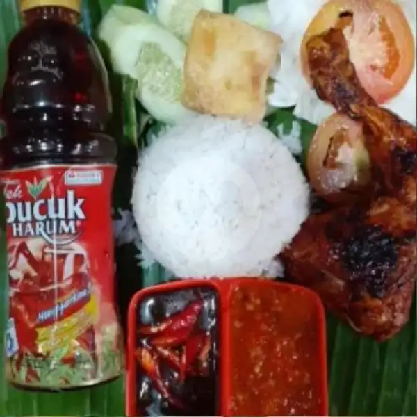 Paket Ayam Bakar + Nasi + Teh Pucuk | Ayam geprek & Goreng MAMAH MUDA