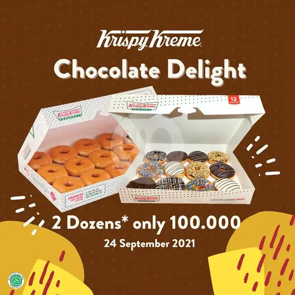 Chocolate Delight | Krispy Kreme, Gambir