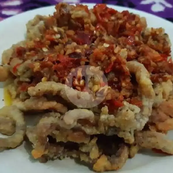 Usus Ayam Crispy Sambel Geprek | Sambal Ijo D'saif, Cihideung