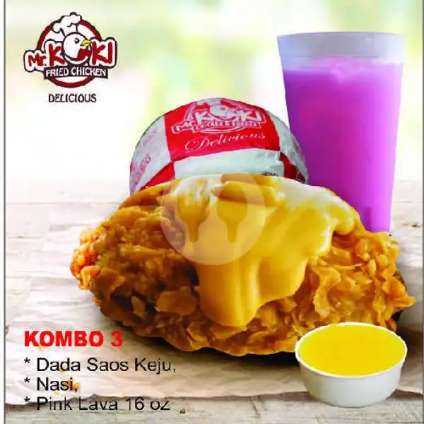 Kombo 3 | Mr Koki Fried Chicken, Bukit Kecil
