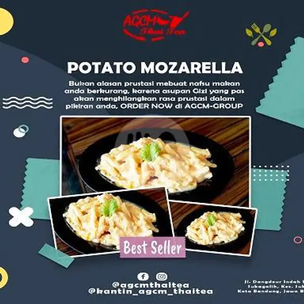 Potato Mozarella | AGCM Thai Tea, Cihanjuang