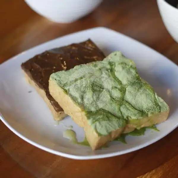 Roti Bakar Green Tea Coklat | Warkop Berkah Big's Family, Sukmajaya