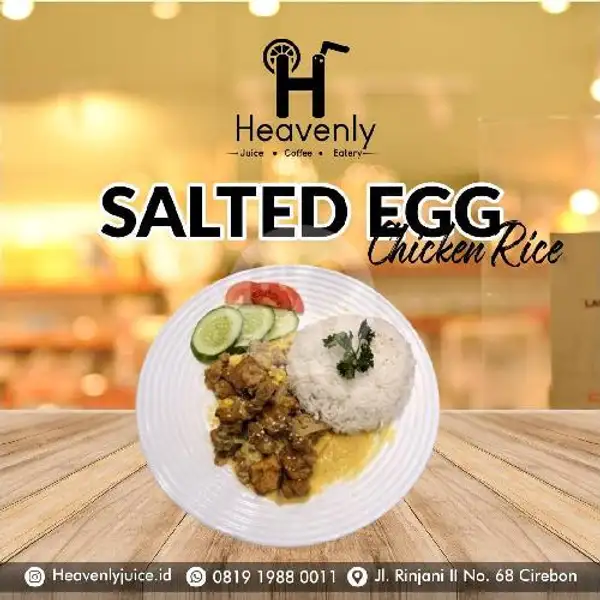 Salted Egg Chicken Rice | Heavenly Juice, JL. RINJANI 2 NO. 68 PERUMNAS CIREBON
