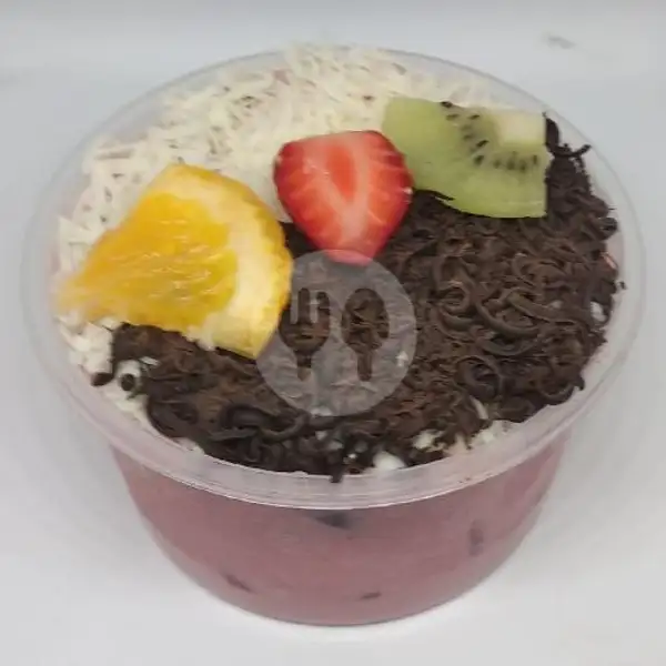 Salad Saus Redvelvet 500ml Toping Coklat+Keju | Pudding & Salad Start, Imam Bonjol