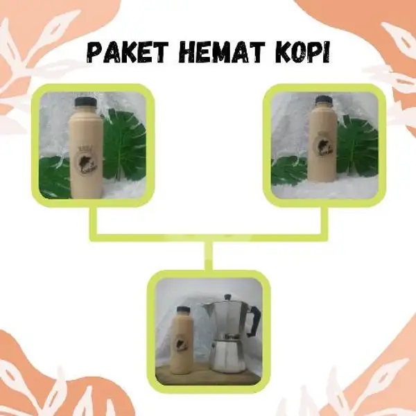 Paket Hemat Trio Masa Depan (1 Kopi Aren Latte + 1 Caramel Latte + 1 Hazelnut Latte) | Kopi Sosialita & Desert Box