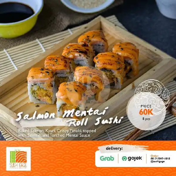 Salmon Mentai Roll | Sushi Gage