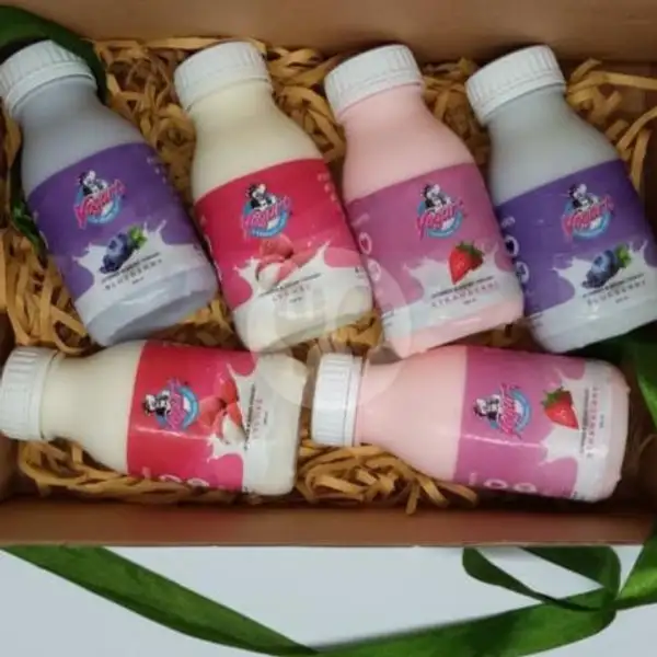6 Botol Yoghurt Organik 250ml MIX | Bils Frozen Store