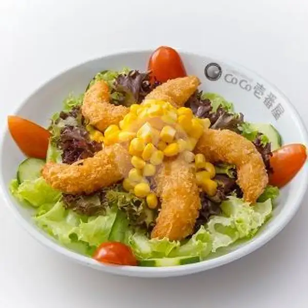 Popcorn Shrimp & Corn Salad | Curry House Coco Ichibanya, Grand Indonesia