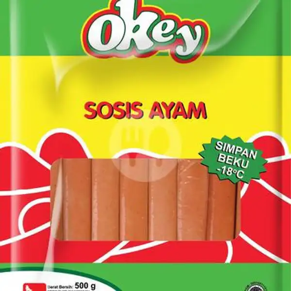 Okey Chicken Sausage 500Gr | Prima Freshmart, Pondok Kopi