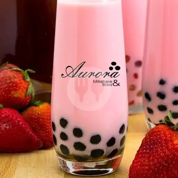 Strawberry Boba Large | Milkshake Boba & Snack Aurora