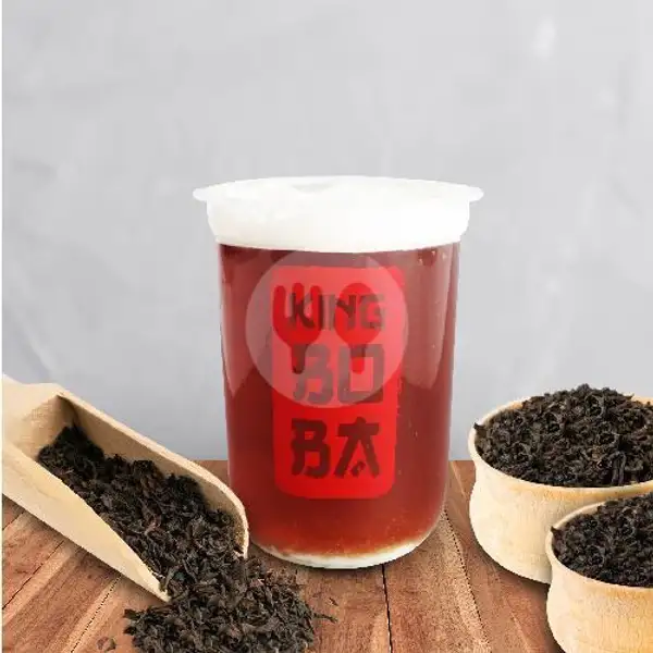 Black Tea Popping Boba Macchiato | King Boba, Dr Cipto Mangunkusomo