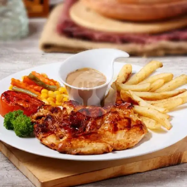 Chicken Steak | HomeRibs & Kulitin, Cinere