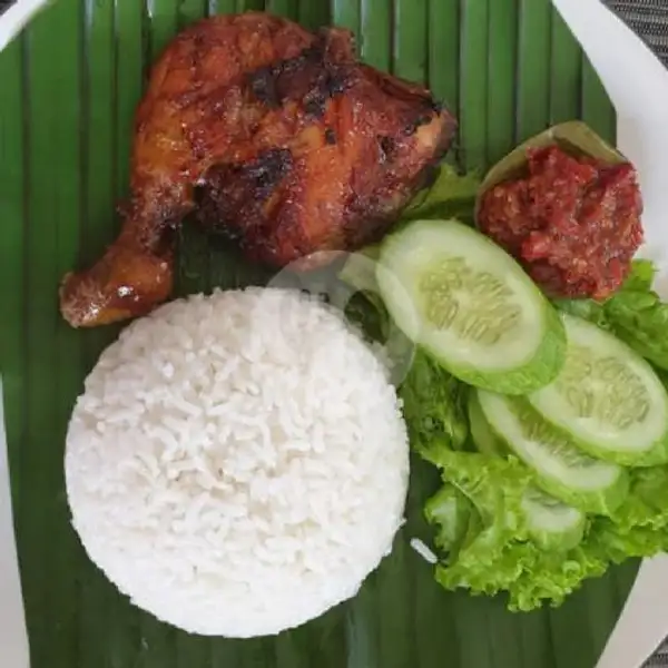 Ayam Bakar + Nasi Putih | Steak Dan Ayam Bakaran Nyai, Ciledug