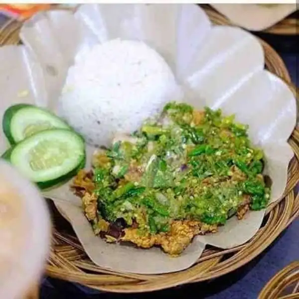 Ayam Geprek Cabe Ijo / Nasi | Seafood khas Medan, Batam