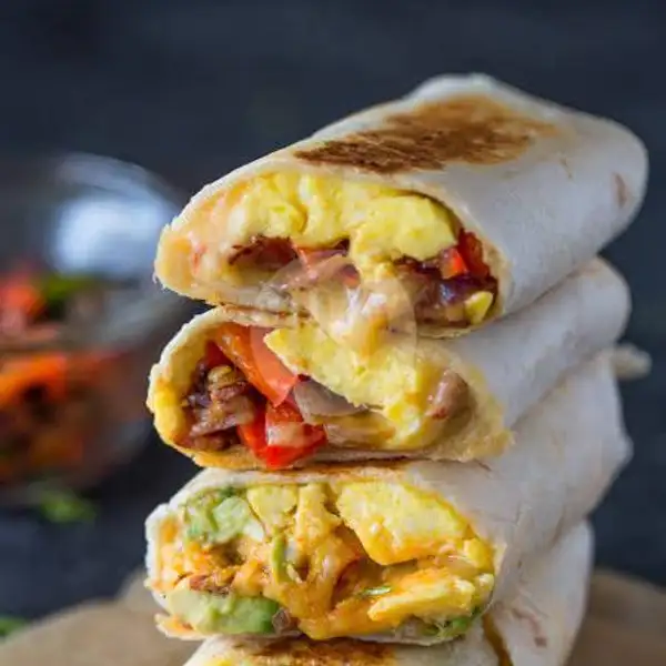 Cheesy Egg Wraps | Yummy Yaki (Burger, Kebab, Nasi Ayam, Juice), Sanden
