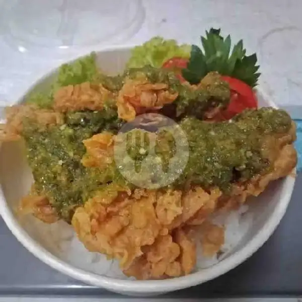 Ceker Padeh + Nasi | Ayam Geprek Meleleh, Muka Kuning