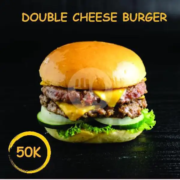 Double Cheese Burger | K'Meals Bar & Restaurant, Prawirotaman