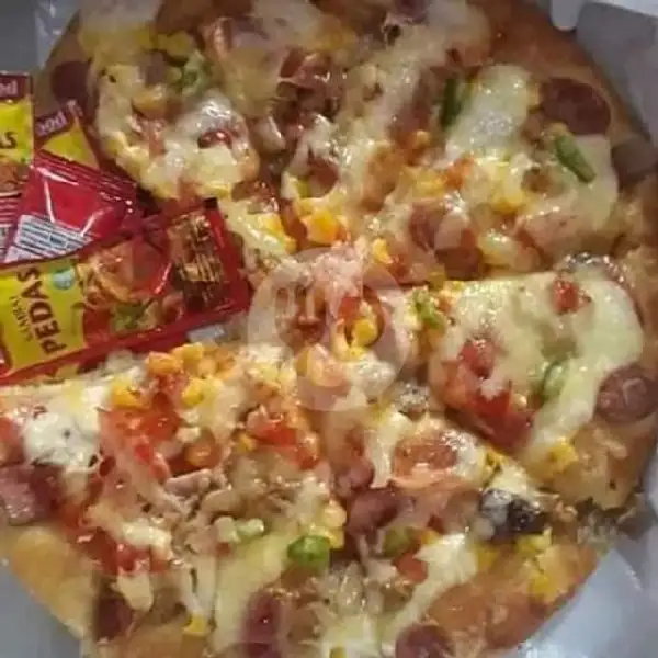 Pizza Sayuran Small 6 Potong | Pizza Indi, Temu Putih