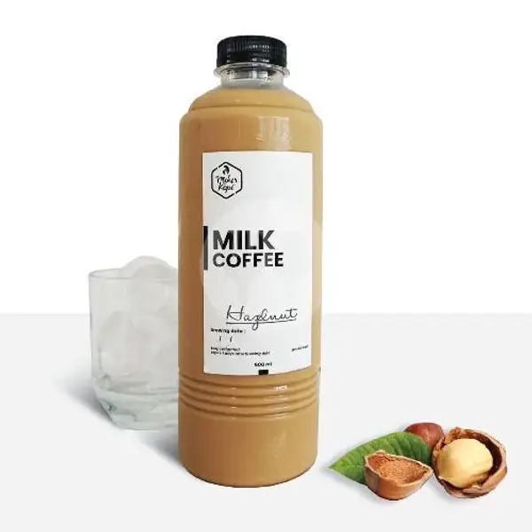 Milk Coffee Hazelnut 500 ml | Mikir Kopi  , P Suryanata