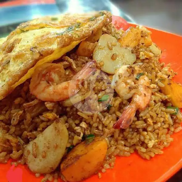 Nasi Goreng Seafood | Ayam Penyet Dan Ikan Bakar Cafe Oren, Kebon Kacang