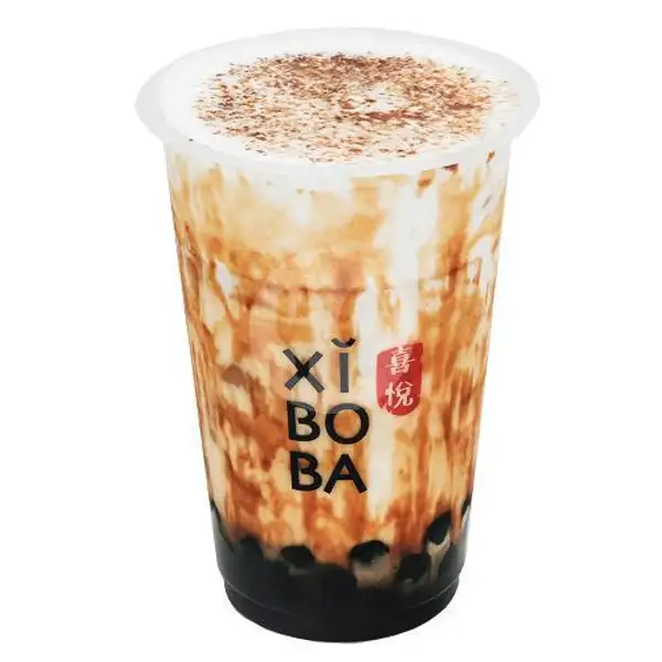 Salted Caramel Boba Fresh Milk | Xi Bo Ba, Depok Sawangan