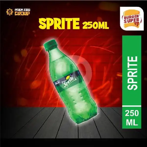 Sprite 250ml Original, Lemon (Depend Of Ready Stock) | BURGER SUPER