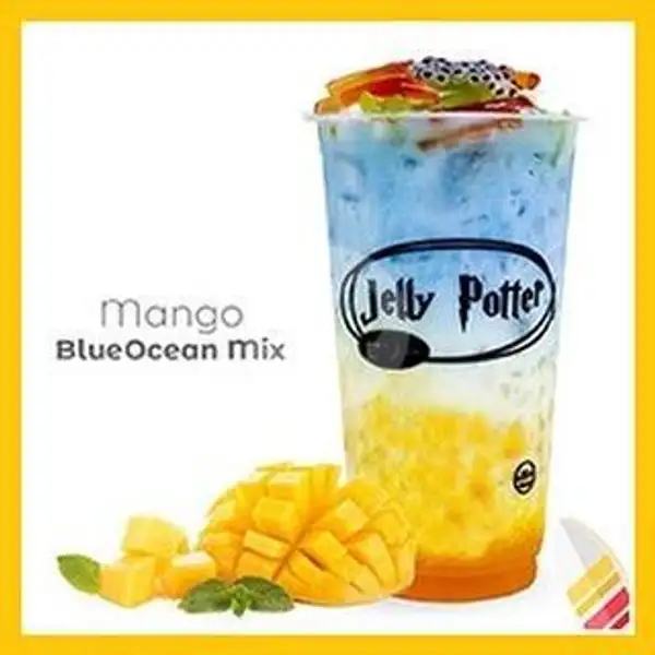 Mango Blue Ocean Mix | Jelly Potter, Neglasari