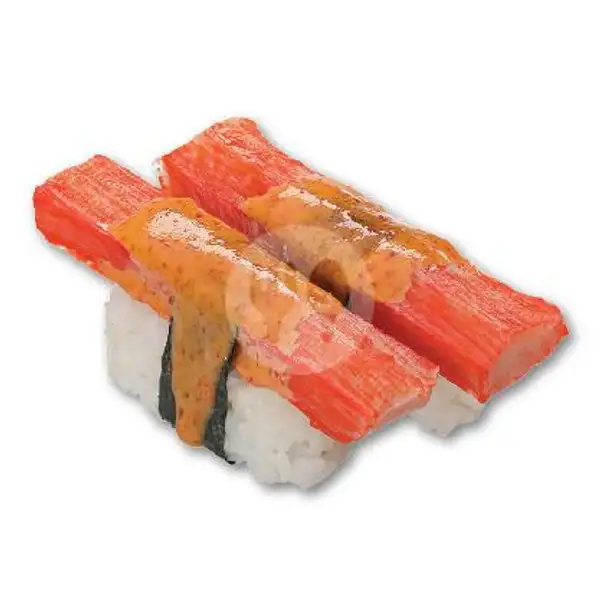 Seared Kanikama with Spicy Mayo | Genki Sushi, Grand Batam Mall