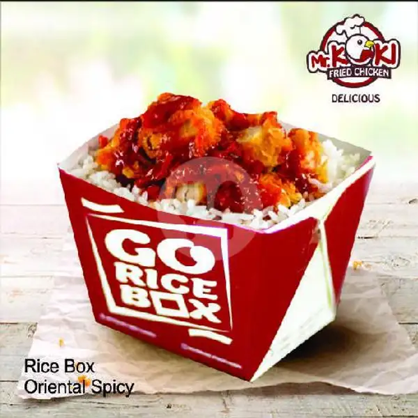 Rice Box Oriental Spicy | Mr Koki Fried Chicken, Bukit Kecil