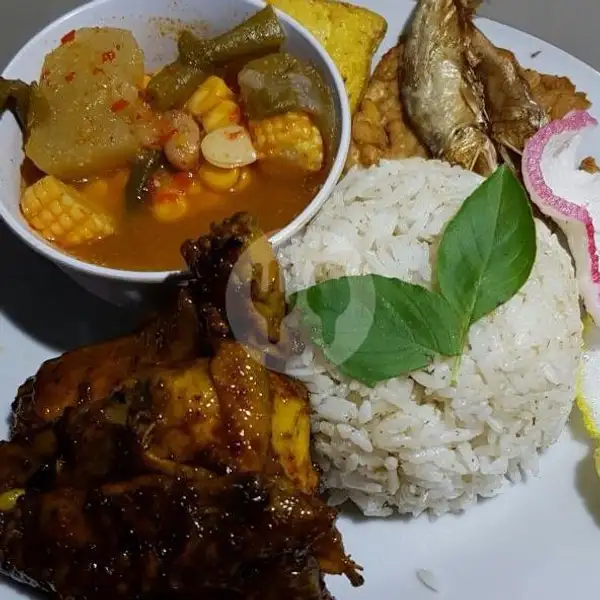 Nasi D’pawon Komplit Ayam Kampung | D’Pawon, Sate Kambing Muda G3MBUL, Kol. Sugiono