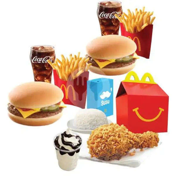 Family Time Bertiga HM Ayam McD | McDonald's, Bumi Serpong Damai