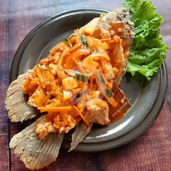 Gurami Jumbo Asam Manis | Seafood Ndjedir