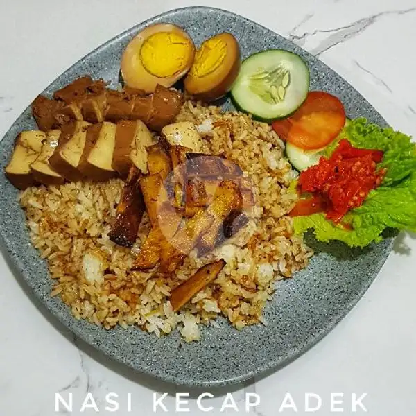 Nasi Kecap Adek | Cafe Adek Vegetarian, Komplek Griya Mas