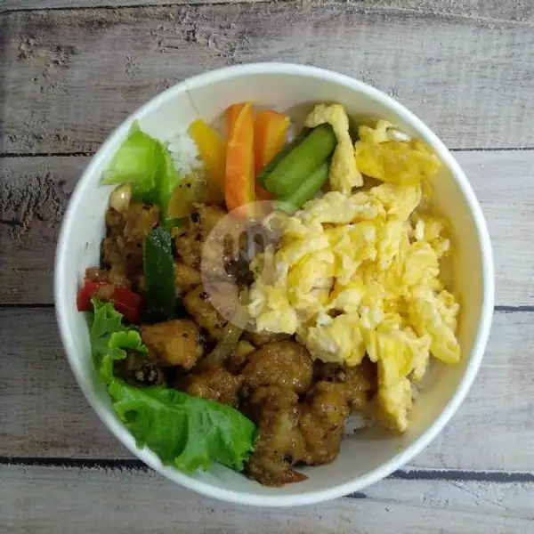 Nasi Ayam Lada Hitam | Oemah Bowl Inara