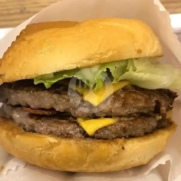 Burger Double Beef Patty Premium | Malika Kebab 8, Menjangan